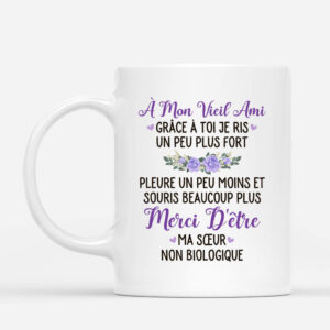 Vieil AmiVielle Amie Cadeau Personnalise Mug personnalise pour les copaincopine 3