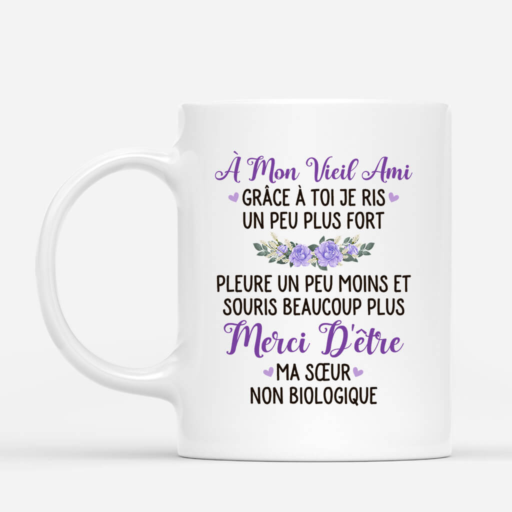 Vieil AmiVielle Amie - Cadeau Personnalise Mug personnalise pour les copaincopine Vieil AmiVielle Amie - Cadeau Personnalise Mug personnalise pour les copaincopine