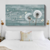 Wall Decor For Above Bed, Sweet Dreams Above Bed Art, Bedroom Wall Decor For Kids Room, Dandelion Flower Print