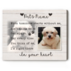 When Tomorrow Starts Without Me Custom Dog Memorial Canvas, Pet Sympathy Gifts – Best Personalized Gifts For Everyone