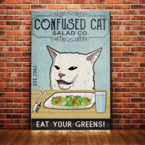 White Cat Salad Company Canvas