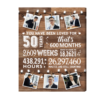 You Have Been Loved For 50 Years, Personalized Photo Canvas, Birthday Gift Ideas For Father Mother
