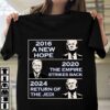 2016 A new hope 2020 The empire strikes back 2024 return of the Jedi – Donald Trump