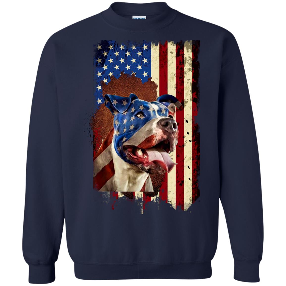 4th Of July - Pitbull America Flag 4th Of July - Pitbull America Flag