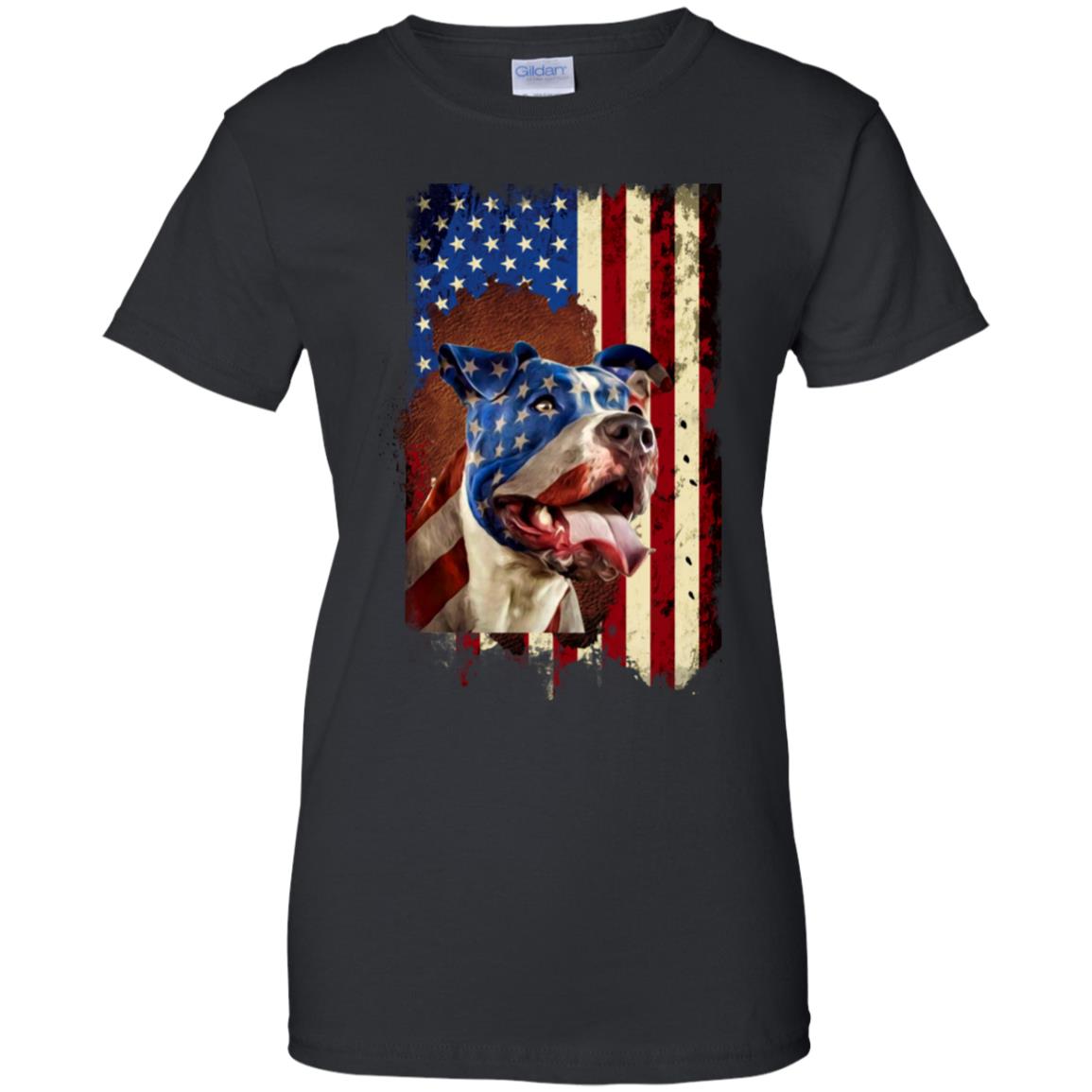 4th Of July - Pitbull America Flag 4th Of July - Pitbull America Flag