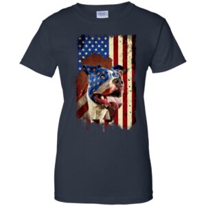 4th Of July Pitbull America Flag 3