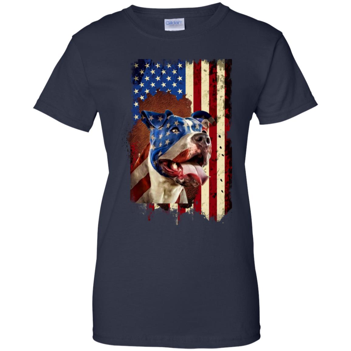 4th Of July - Pitbull America Flag 4th Of July - Pitbull America Flag