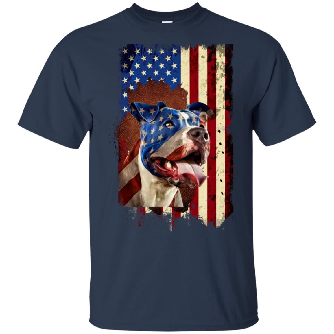 4th Of July - Pitbull America Flag 4th Of July - Pitbull America Flag