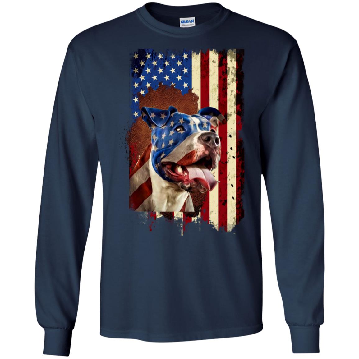 4th Of July - Pitbull America Flag 4th Of July - Pitbull America Flag