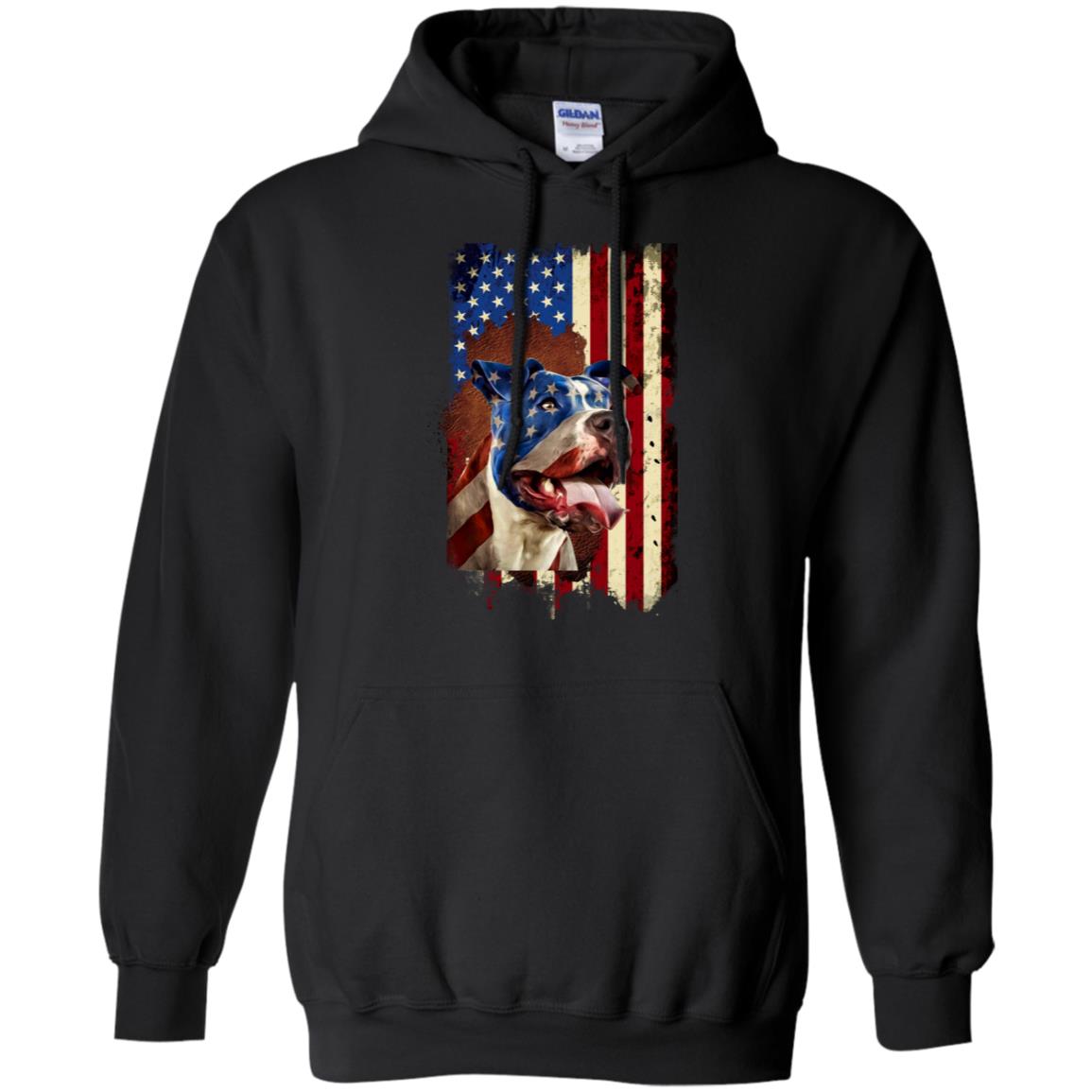 4th Of July - Pitbull America Flag 4th Of July - Pitbull America Flag