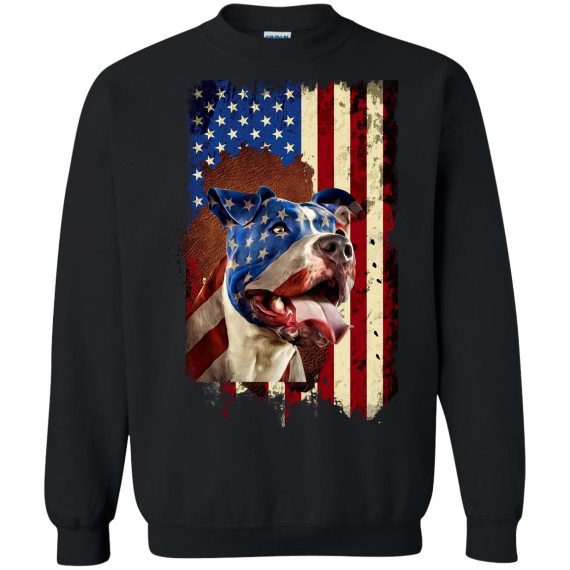 4th Of July - Pitbull America Flag 4th Of July - Pitbull America Flag
