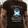 A Scot is a Scot even unto a Hundred generations – Scotland person, Scotland flag