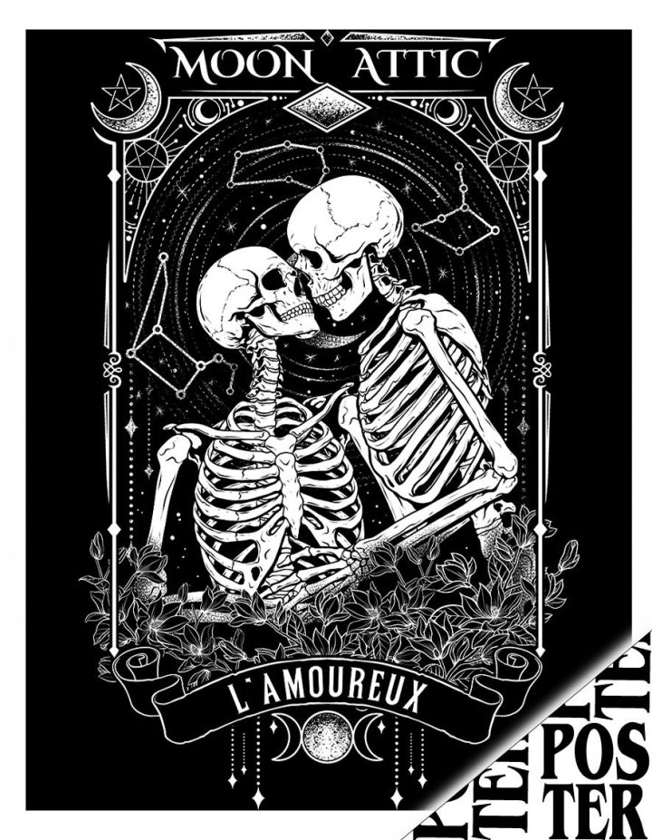 Affiche Hysteria Les Amoureux sur papier d’art de qualite superieur Affiche Hysteria Les Amoureux sur papier d’art de qualite superieur