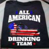 All American drinking team – Drinking and pontooning, American loves drinking