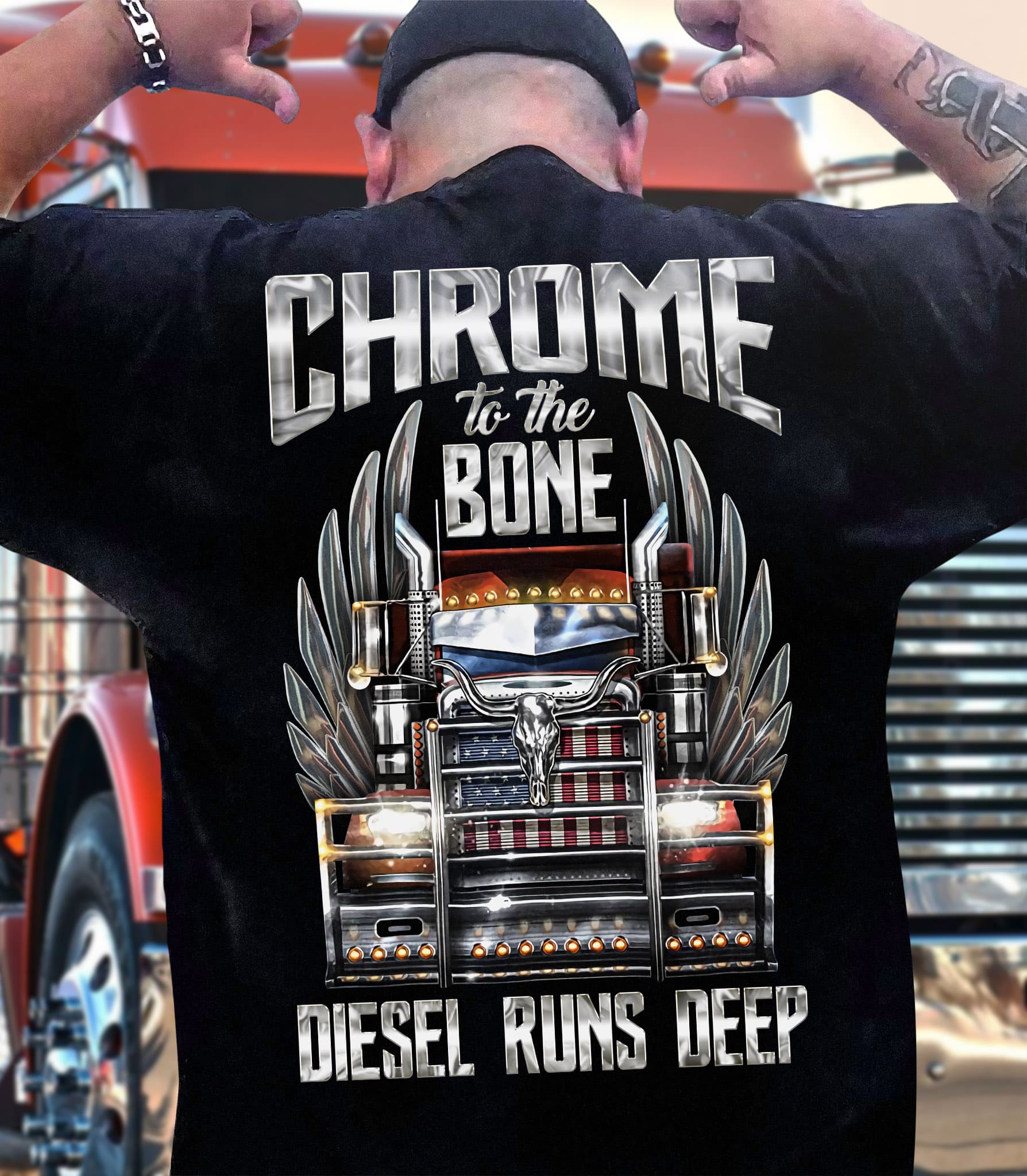 America Beautiful Truck - Chrome to the bone diesel runs deep America Beautiful Truck - Chrome to the bone diesel runs deep