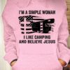 America Camping Jesus – I’m a simple woman i like camping and believe jesus