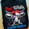America Cow, Red White And Moo, Independence Day, 4th Of July