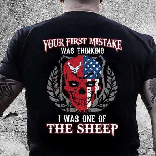 America Evil Skull - Your first mistake was thinking i was one of the sheep America Evil Skull - Your first mistake was thinking i was one of the sheep