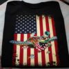 America flag – Turtle and america flag