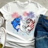 America flag and dolphins – Dolphins lover