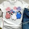 America flag and penguins – Penguin lover