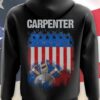 American Carpenter – Carpenter the job, America flag