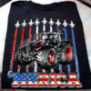 American Shirt, Tractor Lover, American Flag, Independence Day, 4th Of July