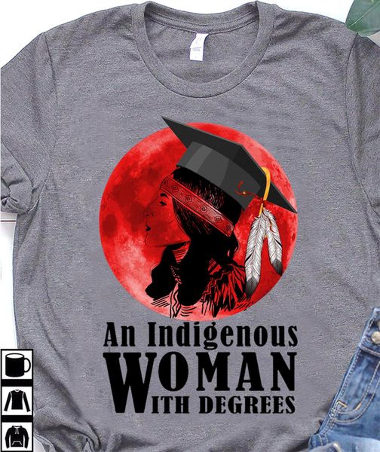 An indigenous woman with degrees - Native american, indigenous woman An indigenous woman with degrees - Native american, indigenous woman