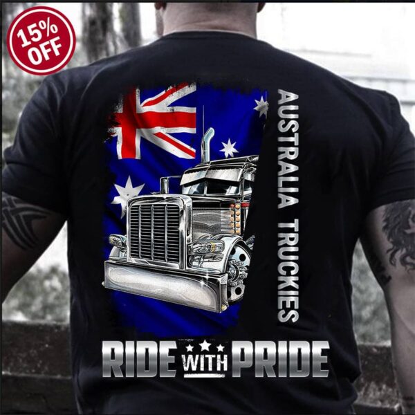 Australia truckies – Ride with pride, gift for trucker