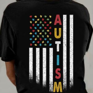 Autism awareness – America flag