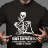 Biden Skeleton, Me Watching For Biden Supporters To Post About All The Great Things He’s Doing