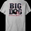 Big Dog Football Helmet T-Shirt