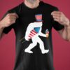 Big foot and America flag – Independence day