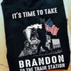 Bigfoot America Flag The Train – It’s time to take bradon to the train station