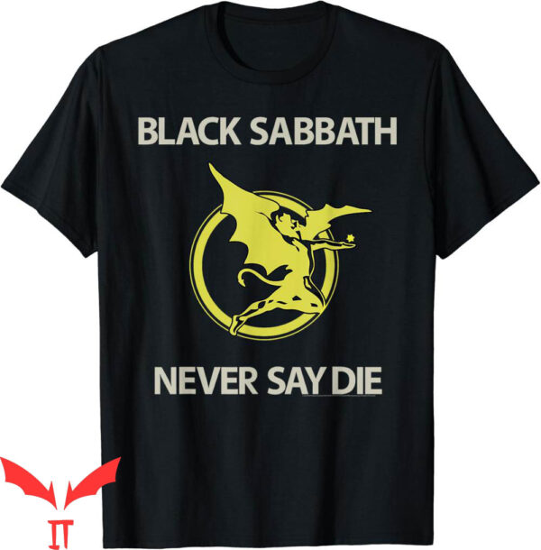 Black Sabbath T-Shirt Official Never Say Die Devil