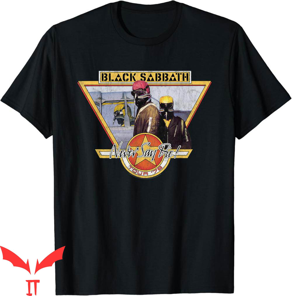 Black Sabbath T-Shirt Official Never Say Die Tour '78 Black Sabbath T-Shirt Official Never Say Die Tour '78