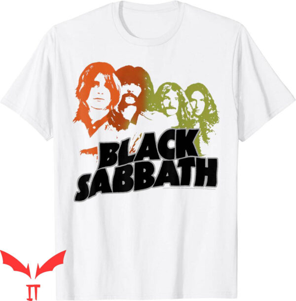 Black Sabbath T-Shirt Outline Group