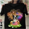 Boston Terrier – Firework American flag