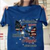 Butterflies apper when angels are near – America flag