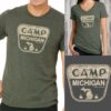 Camp Michigan – Michigan US State, T-shirt for camping lover