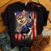 Cat Lover, America Flag –  Independence day, 4th of july