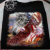 Cat and eagle the symbol of America – America flag