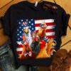 Chicken and America flag – Chicken lover, independence day