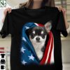 Chihuahua dog, America flag – Dog lover