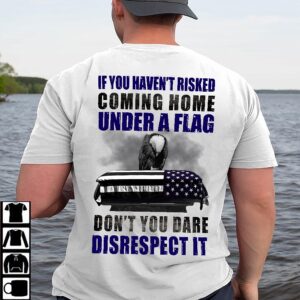 Coffin Eagle – If you haven’t risked coming home under a flag don’t you dare disrespect it