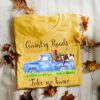 Country roads take me home – Truck with goat