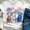 Dalmatian dog – America flag, dog lover