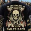 Death smiles at everyone a veteran smiles back – Skullcap veteran