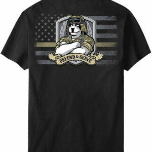 Defend and Serve Military T-Shirt