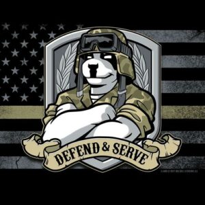 Defend and Serve Military T-Shirt